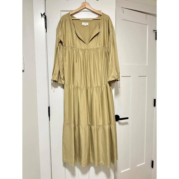 Kotn Poet Dress, Sand, size 4-6 - Picture 2 of 4